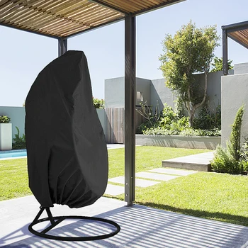 

Garden Hanging Swing 190*115cm Chair Cover Dustproof Waterproof UV Protection Universal Cover Polyester Outdoor Furniture Cover