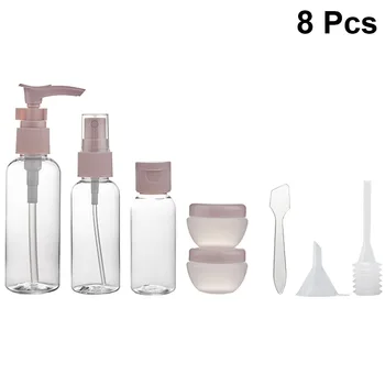 

8pcs Spray Bottle Makeup Bottles Kit Portable Reusable Storage Bottle Travel Bottle Cosmetics Holder For Travel Outdoor Dorm