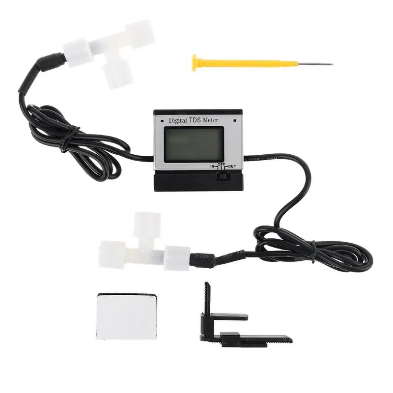 

OOTDTY Digital TDS Meter 0-1999PPM Dual Way Water Quality Tester High Level Probe +/-2%