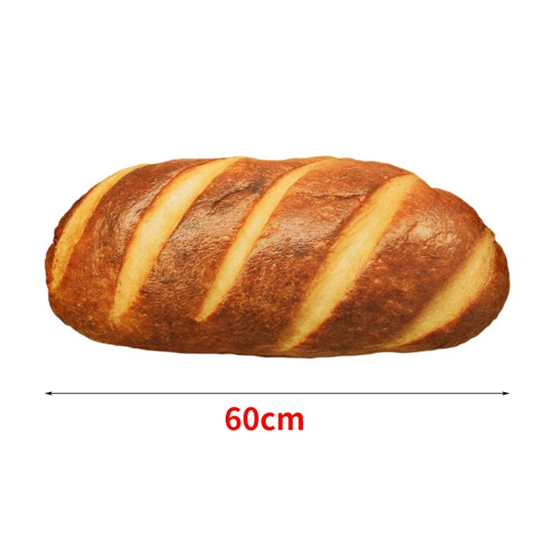3D имитационный Хлеб Форма Подушка Мягкая поясничная Подушка для спины забавная еда плюшевая мягкая игрушка для домашнего декора