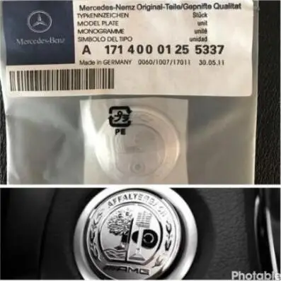 

FOR Mercedes benz AMG 37mm Sticker Start Button Keyless-go Comfort Access C63