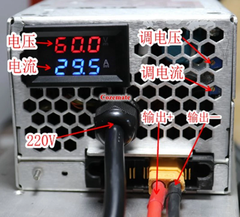 0-130V 0-20A Регулируемый Питание Зарядное устройство CC CV 60В 72В 48V 90 V 36V 24 v 108V 20A 60A 30A 40A 50A 15A 25A Питание