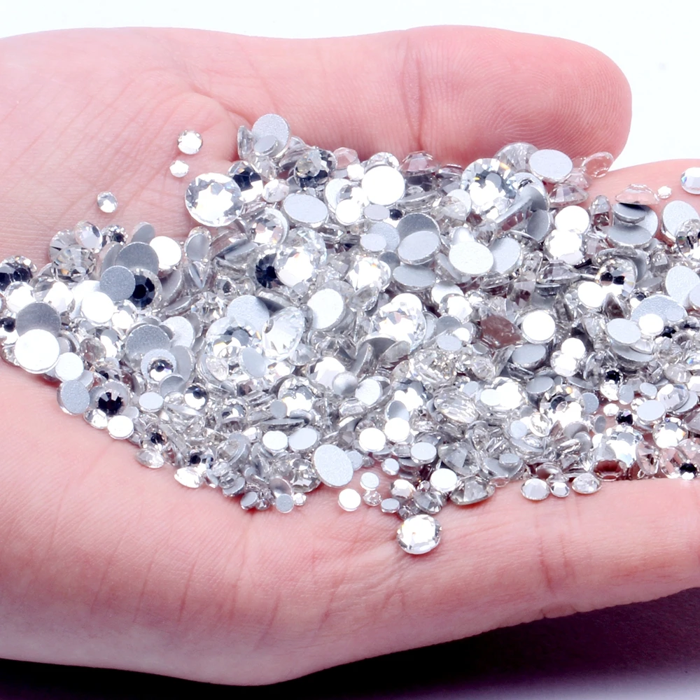 Mixed Acrylic Jewels Gemstones Card Making Crafts Embellishments Large 100G Bag Size