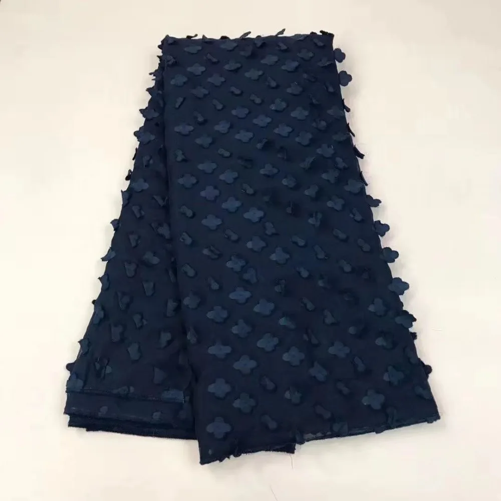 2019 African water soluble  Laces Fabrics Nigerian 3D Cord Lace French Cord Lace  High-quality  African French Net Lace Fabric (3)