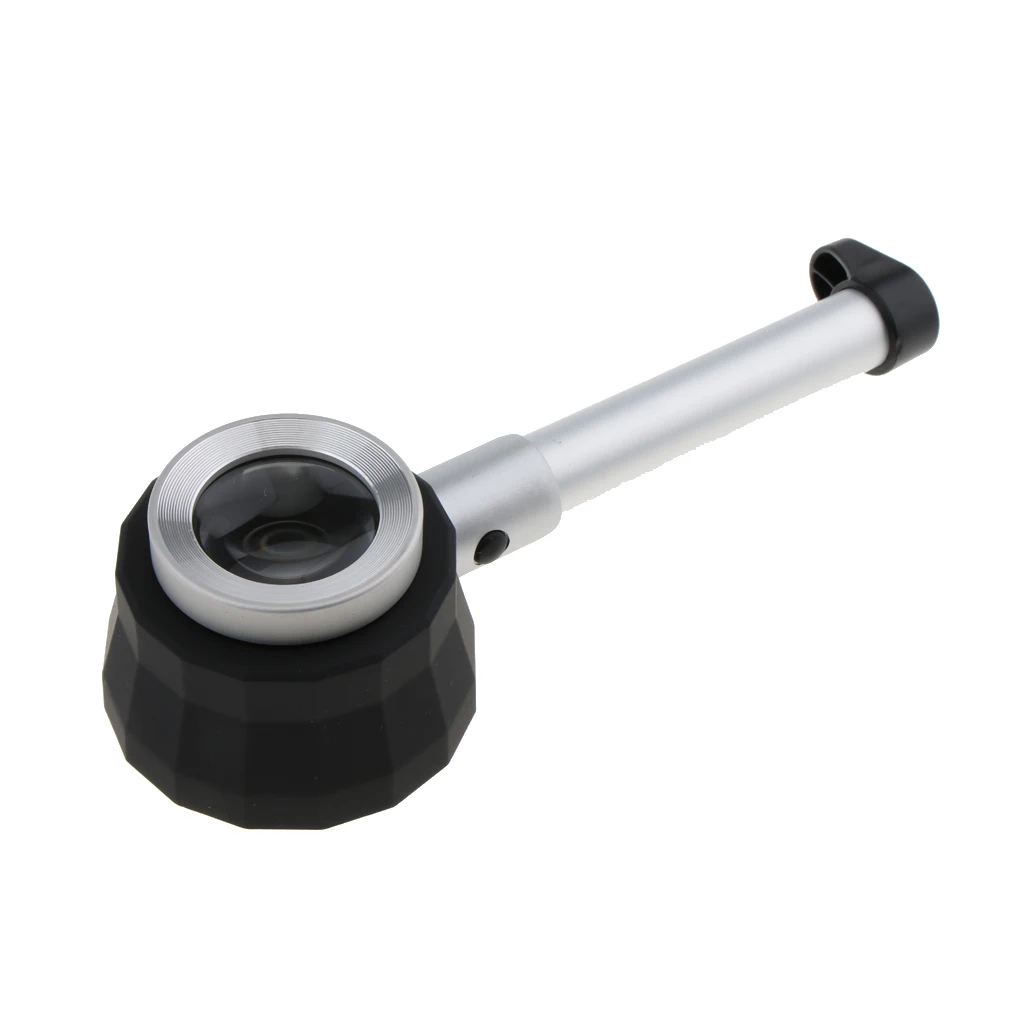 Handheld Magnifier Magnifying Glass With LED And UV Light Magnification 30X