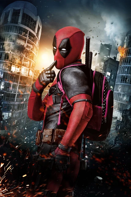 DEADPOOL 3 MOVIE POSTER MARVEL FILM A4 Wall ART PRINT CINEMA A4