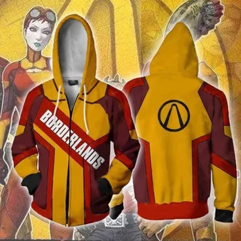 

Game Borderlands 3 Assassin Zer0 Hoodies Sweatshirts Cosplay Costumes 3D printed fashion men women Borderlands hooded jacket
