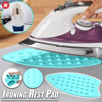 

Home Practical Food Safety Silicone Iron Hot Protection Heat Insulation Iron Stand Mat Rest Ironing Pad Boards Coasters