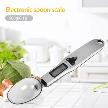

Kitchen Household Electronic Scales Custom 0.1G Cake Ingredients Food Weighing Tea Weighing Electronic Measuring Spoon