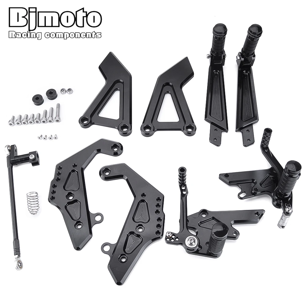 Мотоциклетная заготовка регулируемый задний набор подставка для ног подножки