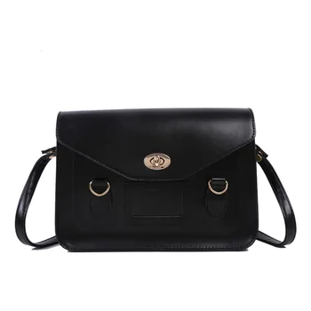 

2020 New Fashion Leather Bag Retro Casual Wild Shoulder Bag Leather Black Retro Casual Wild Simple Shoulder Messenger Bag #BL2