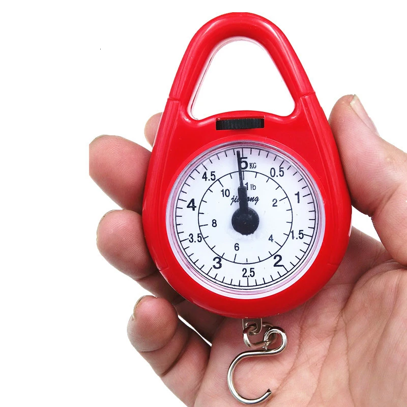 

5kg Portable Spring Scale Fashion Creative Household Hanging Mechanical Mini Hand-held Spring Scales Kitchen Gadgets