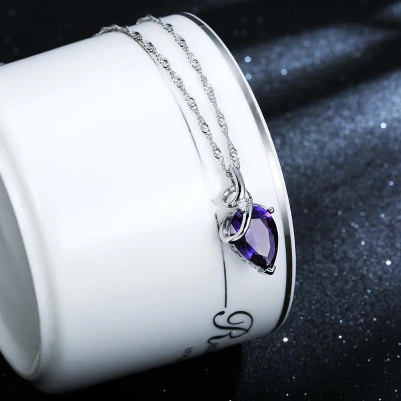 New-Design-AAA-Austrian-Cubic-Pendant-Necklace-on-Silver-Color-Purple-Zircon-Water-Drop-Pendant-for (1)