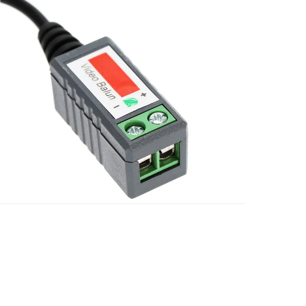 10Pcs (5 Pairs) AHD/CVI/TVI Twisted BNC CCTV Video Balun