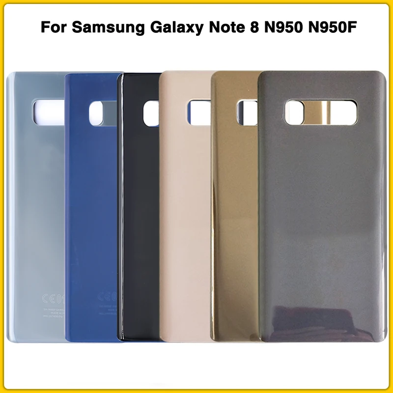 Новый чехол для задней крышки Note8 Samsung Galaxy Note 8 N950 N950F задняя крышка батарейного