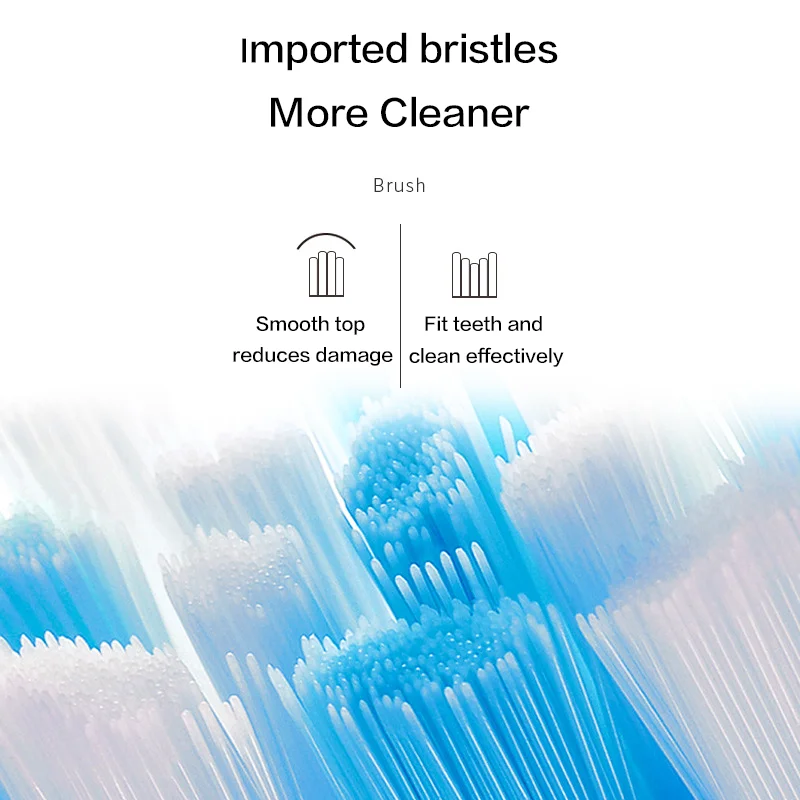 Сменная зубная щетка электрическая USB перезаряжаемая Водонепроницаемая