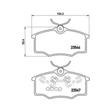 Колодки Тормозные Opel Corsa B Фургон 93-00 Передние Brembo P59034 Brembo арт. P59034