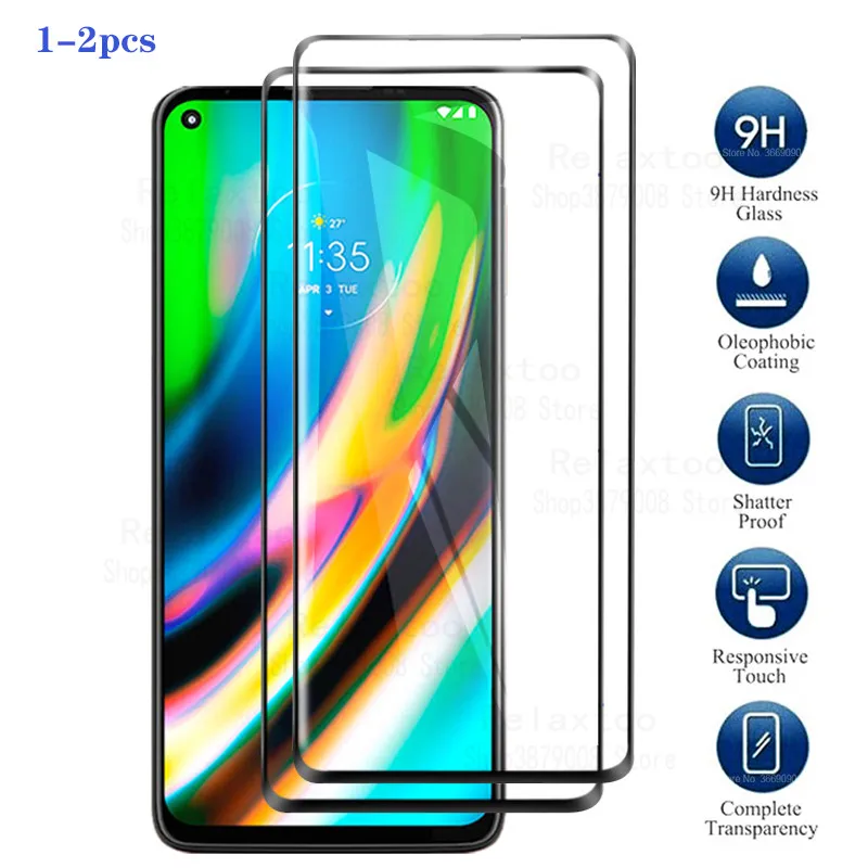 1-2Pcs Screen Protectors Tempered Glass for Motorola Moto G9 Plus G9Plus G 9 9plus 6.81'' protection glasses films XT2087-1 |