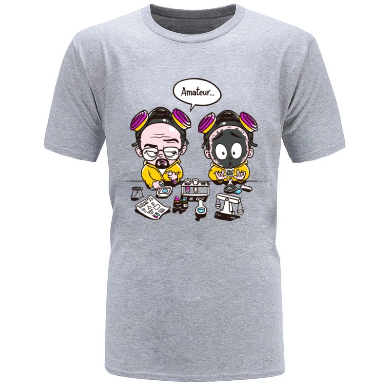 Casual Short Sleeve Tops & Tees Lovers Day 2018 Discount Round Collar Cotton Sweatshirts Boy T Shirts My_First_Science_Kit_5979 My_First_Science_Kit_5979 grey