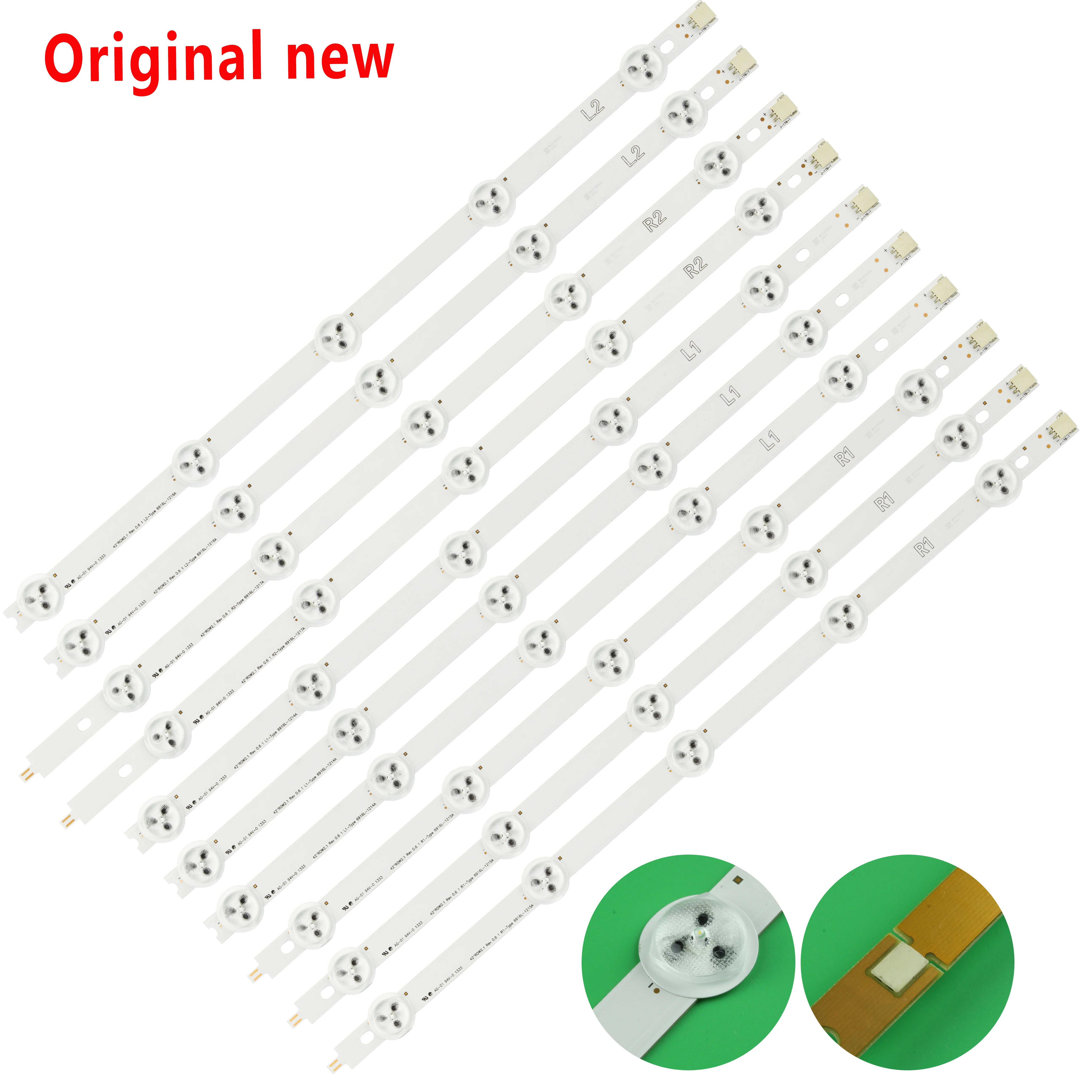 Светодиодная подсветка для LG ROW2.1 Rev0.0 10 шт. 42LS315H-CA 42LP360H-ZA 6916L-1214A 6916L-1215A 6916L-1216A 6916L-1217A