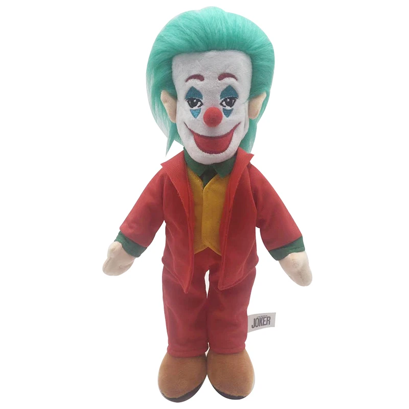 

1pcs 38cm Movie Joker Plush Toy Doll Cute Joker Plush Stuffed Toys Doll Gifts for Christmas Children Kids
