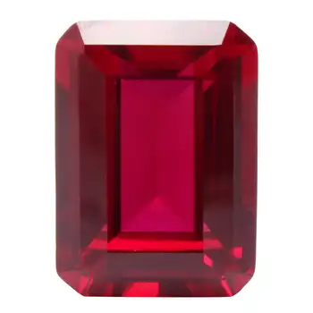 

Hot Fashion 25.75CT13x18MM Rectangular Simulation Blood Diamond Paperweight Crafts DIY Jewelry Gift Wedding Home Decoration