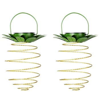 

Hanging Solar Pineapple Light,Outdoor Landscape Decoration,30LED Waterproof Solar Lanterns,for Garden,Courtyard,Lawn 2Pc