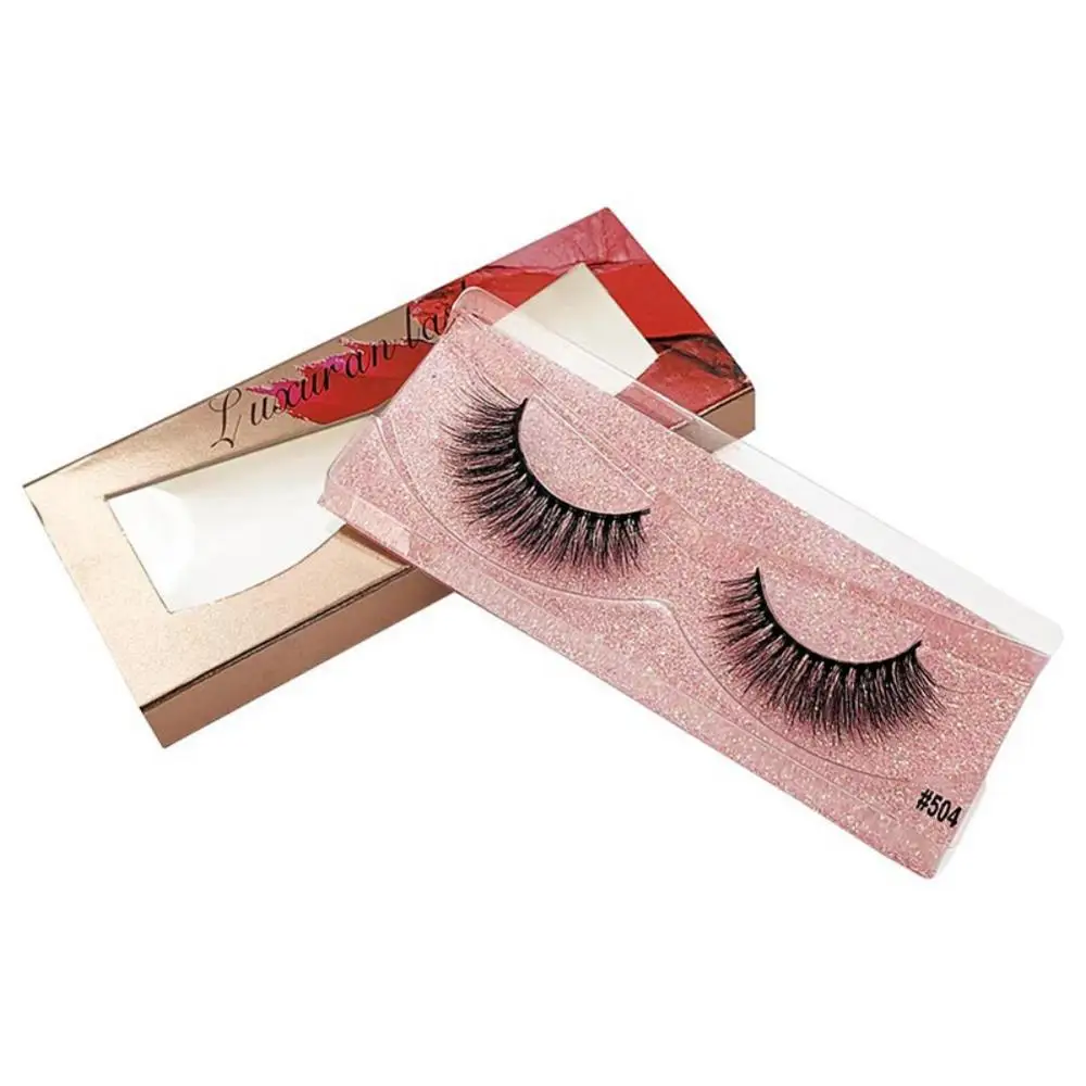 Eyelashes 3D Mink Lashes Handmade Full Strip Lashes Cruelty Free Luxury Mink Eyelashes Makeup Lash maquiagem faux cils - Цвет: A5004
