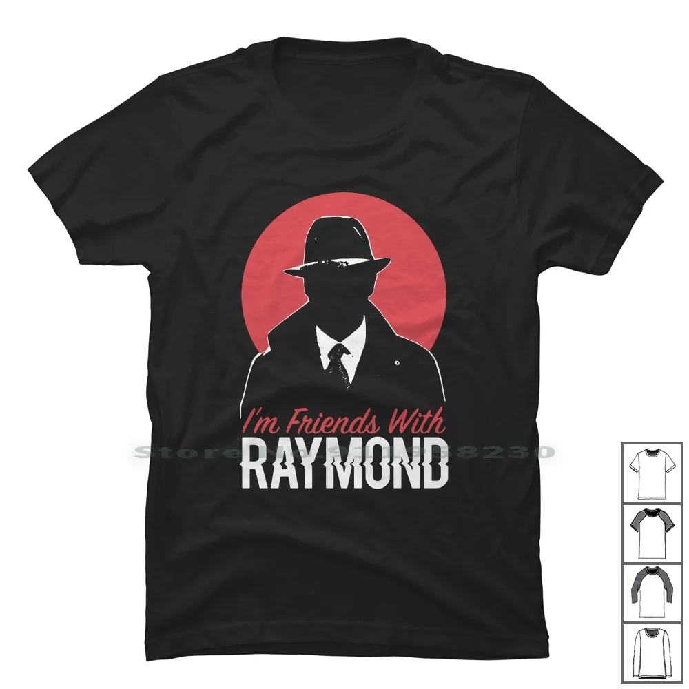 Черный список своих друзей с Raymond Футболка 100% хлопок спортивный черный музыка