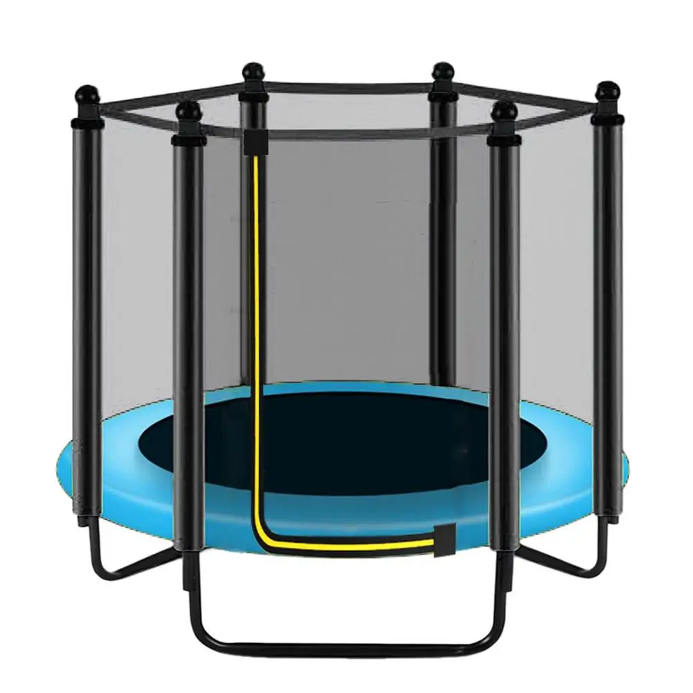 Children Trampoline Trampoline Protective Cover Trampoline Replacement Net Round Kids Mini Trampoline Enclosure Net Pad Rebounder Outdoor Exercise Home Toys Jumping Bed Safety Net Protection Guard