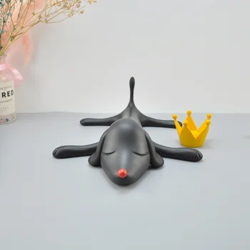 

YOSHITOMO NARA DOG SCULPTURE ART FAMILY DECORATION STATUE AND SCULPTURES OFFICE INTERIOR DECORATION ART HOME WEDDING GIFTS RESIN
