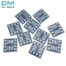 Panneau intercalaire SOP8 SO8 SOIC8 à DIP8, adaptateur de carte PCB, Module, pas de 7.62mm, broche de 2.54mm, bricolage, nouveau, 10 pièces