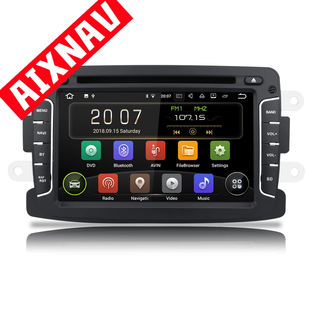 

Car GPS Navigation Android Central Multimedia Player DVD Autoradio Bluetooth Stereo 1 Din Radio for Renault Duster Auto Navigato