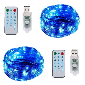 

Musical voice control copper wire string USB Operated Sound Activated LED Music String Lights Party Decoration