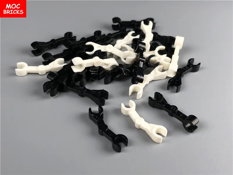 50 шт./лот механические блоки MOC Arm прямые с зажимами на 90 градусов Боевая