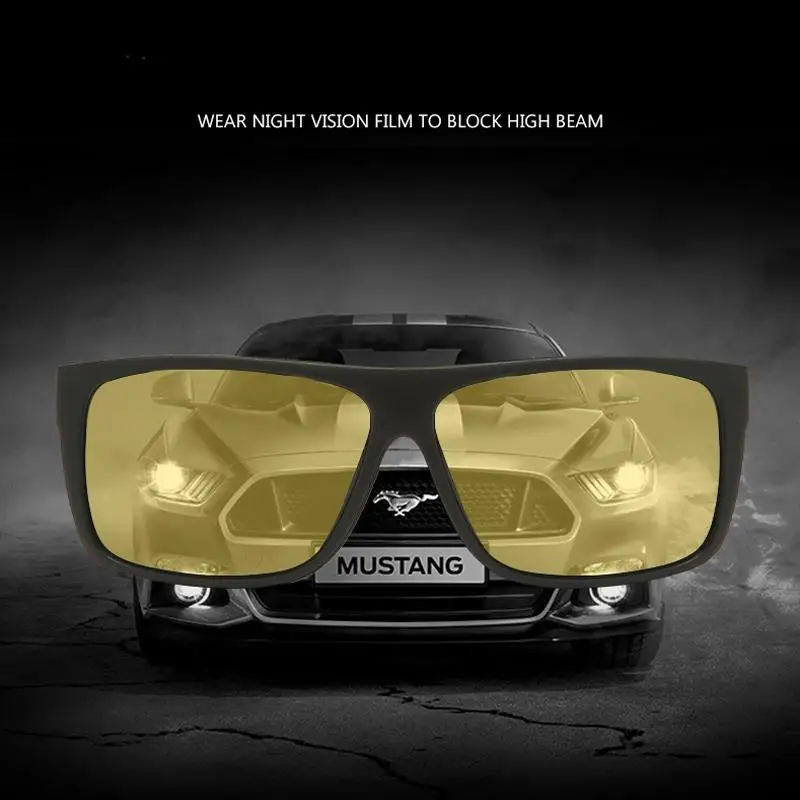 Longkeader очки ночного видения водители солнцезащитные антибликовые со светящимися