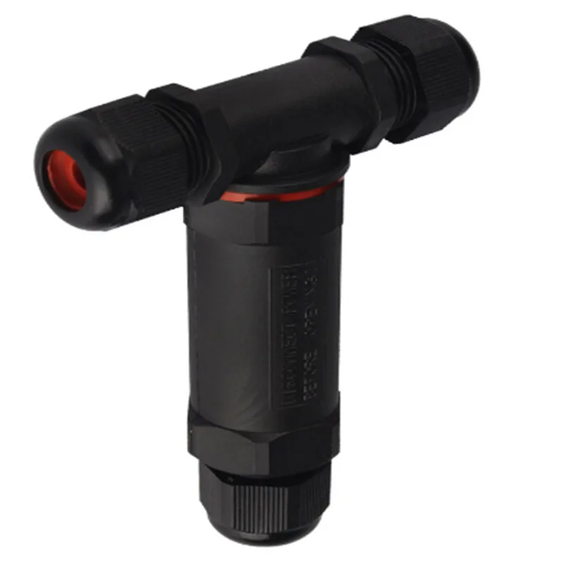 

Wire Connector T-Type Waterproof Connector Terminal Block Head 3Pin IP68 Wiring Quick Terminal Block