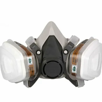 

Industrial Dustproof Mask Anti-dust Anti-toxin Goggle Eyes Nose Mouth Protection Gas Mask Safety Chemical 6200