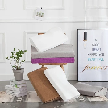 

Latex Pillow Shaped Ergonomic Cervical Pillow Sleeping Beding Pillows Comfortable Neck Protection Butterfly Memory Foam Pillow