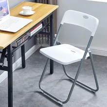 Chaise pliante Portable en plastique multicolore, 6 pièces, chaise de salle à manger, salon, salle de réunion, bureau