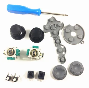 

13 in 1 3D Analog Stick Sensor Potentiometers+Thumb Sticks+LT RT Trigger Switch Button for Microsoft Xbox 360 Controller Repair