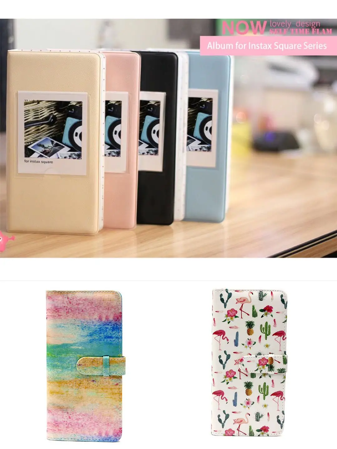 Мгновенный фотоальбом для ЖК-дисплея с подсветкой Fujifilm Instax квадратный SQ6/SQ10/SQ20/SP-3