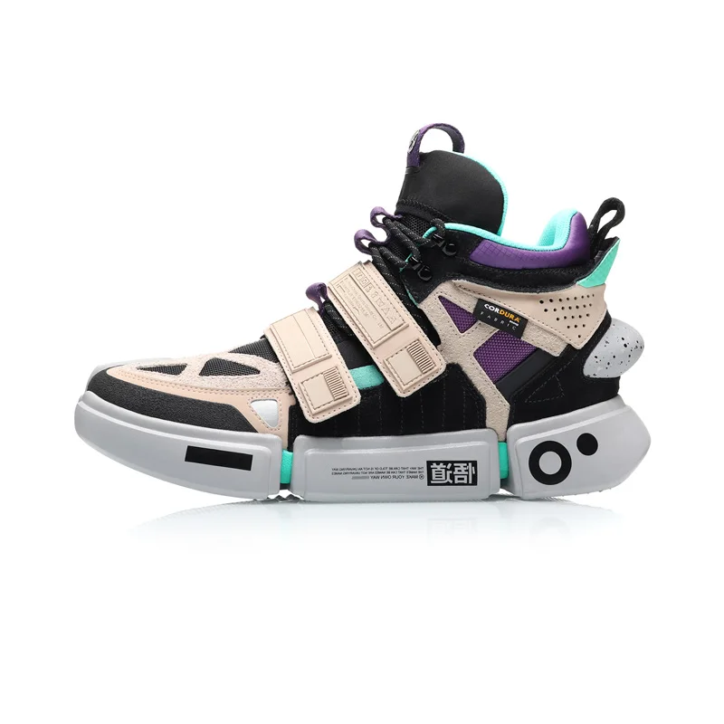 Li-Ning FW мужские ESSENCE ACE+ Wade Culture обувь Прочная натуральная кожа подкладка Спортивная обувь Кроссовки AGWP027 XYL243 - Цвет: AGWP027-DH