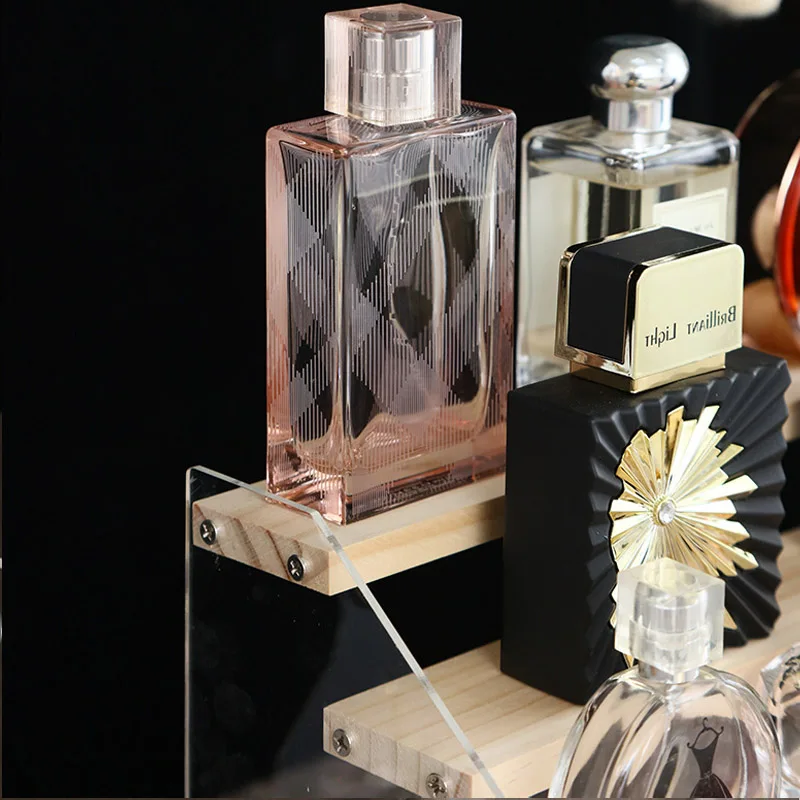 Acrylic Wooden Perfume Nail Polish Lipstick Display Bracelets Jewellery Shelf Glasses Rack Fingle Toys Display Stand Packaging