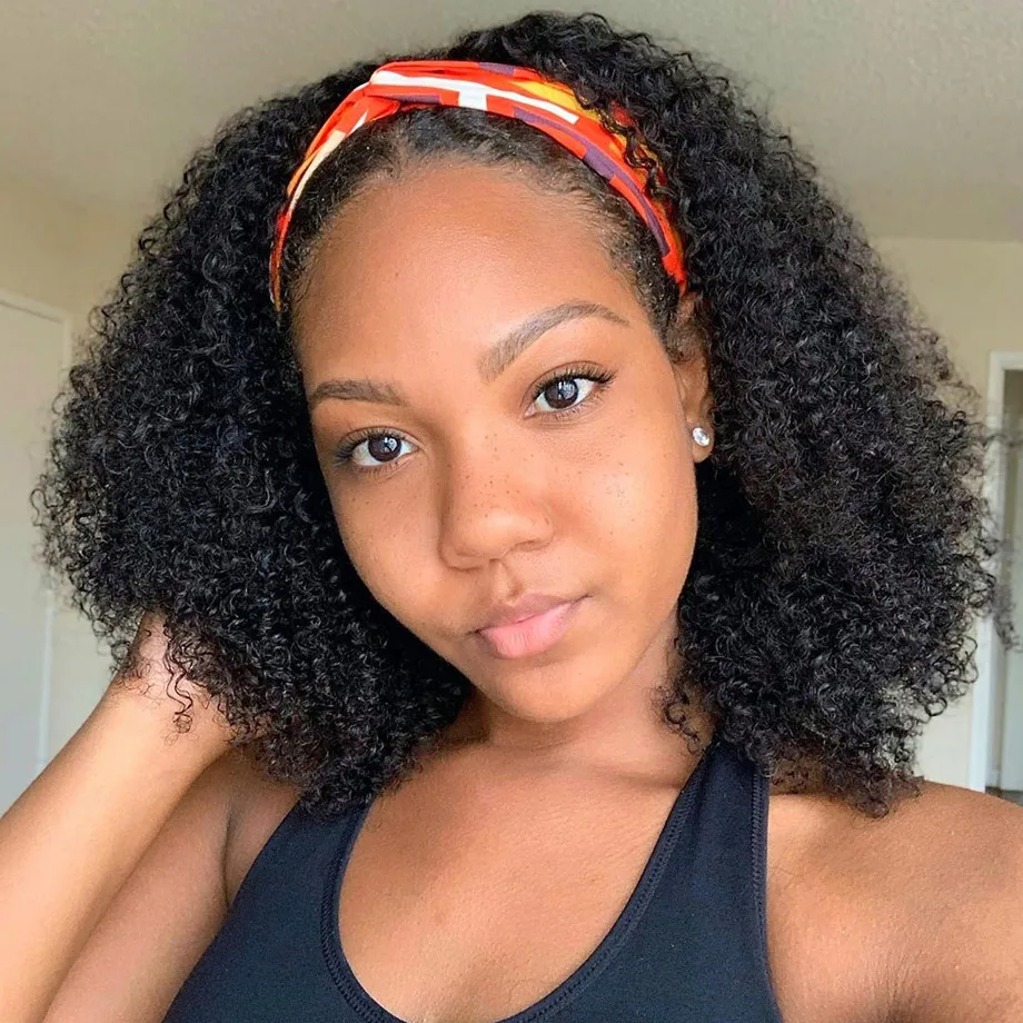 Afro-Kinky-Curly-Headband-Wig-Human-Hair-Brazilian-Remy-Hair-Full-Machine-Made-Wig-For-Black (4)