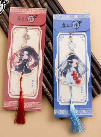 Grandmaster of Demonic Cultivation Wangji Wuxian брелок акриловый MDZS официальная коллекция Прямая поставка