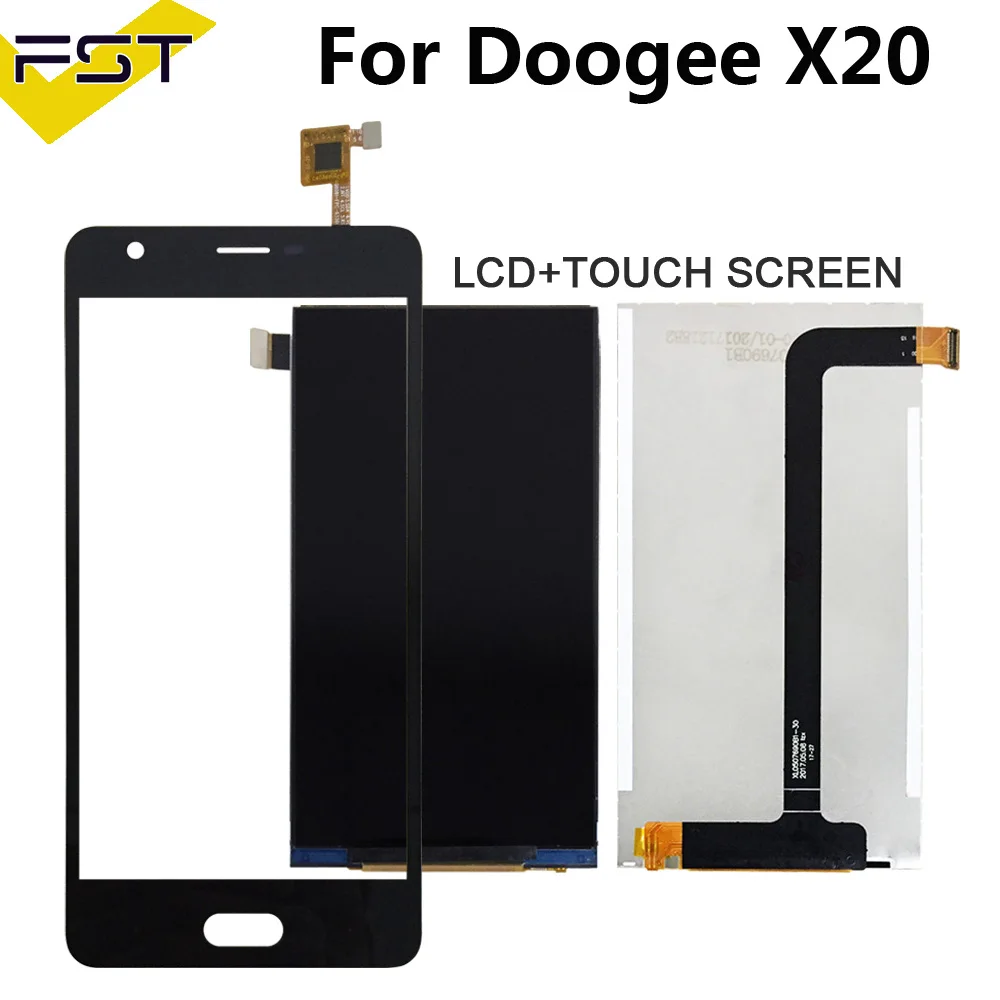 Для Doogee X20 X 20 ЖК-дисплей+ сенсорный экран дигитайзер для Doogee X20 5,0 дюймов Аксессуары для мобильных телефонов с инструментами