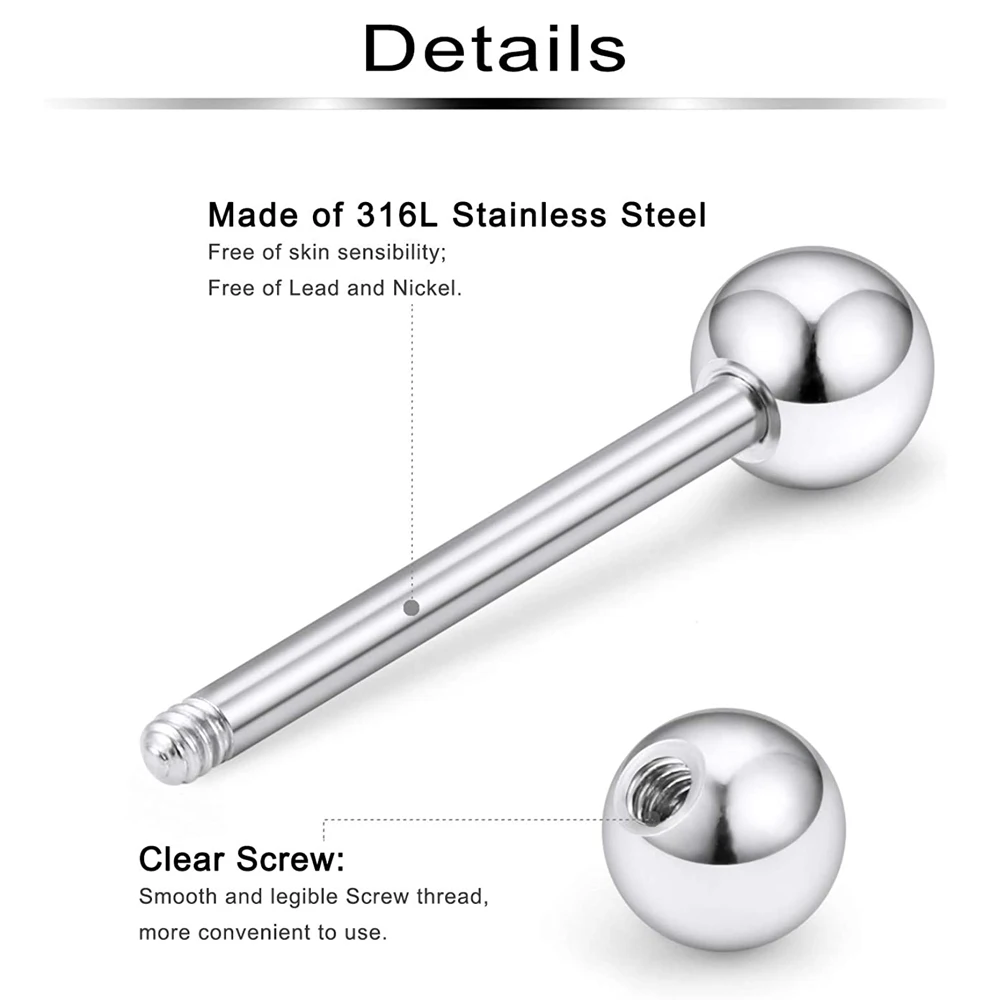 Body Piercing Jewelry Nipple Shield Barbell 3 Pair