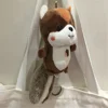 BIG 12CM Approx.  Multi-Colors , Squirrel Stuffed Plush Toys , Key Chain Children's Gift Plush Dolls Toys 1