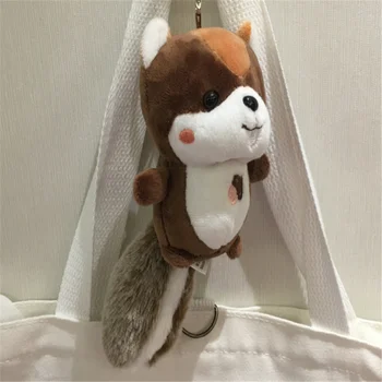 BIG 12CM Approx.  Multi-Colors , Squirrel Stuffed Plush Toys , Key Chain Children's Gift Plush Dolls Toys 1